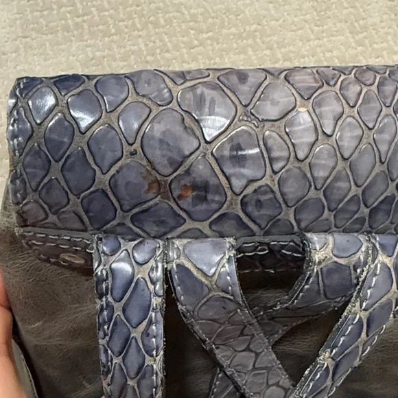 Freebird by Steven Brett Charcoal Backpack with Tassel Details - Picture 7 of 9